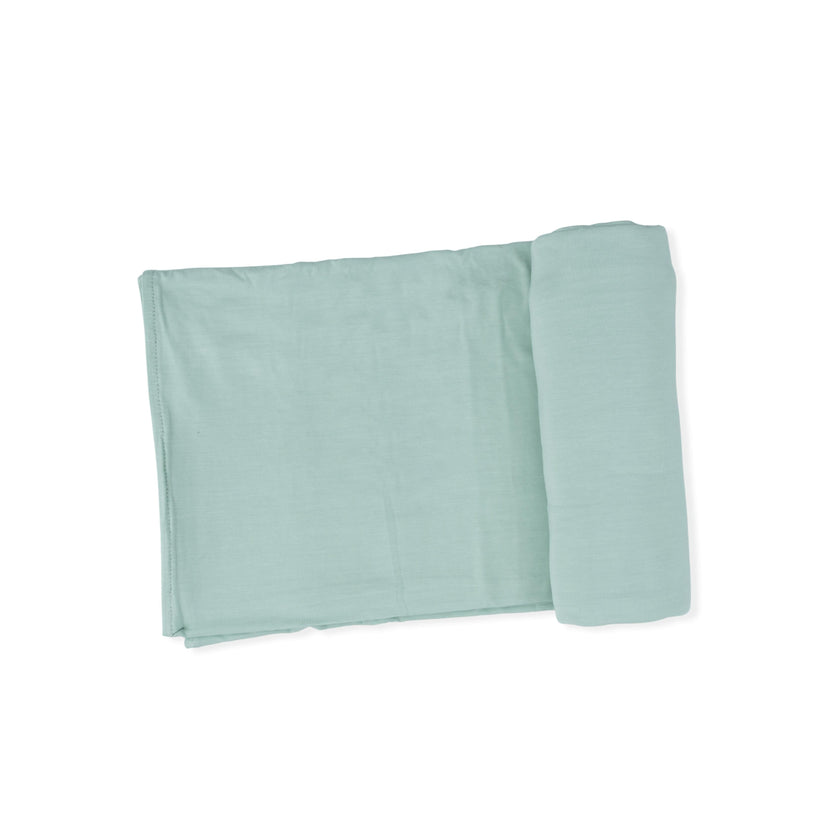 Solid Misty Blue - Swaddle Blanket
