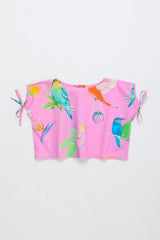 BIRDS TOP PINK