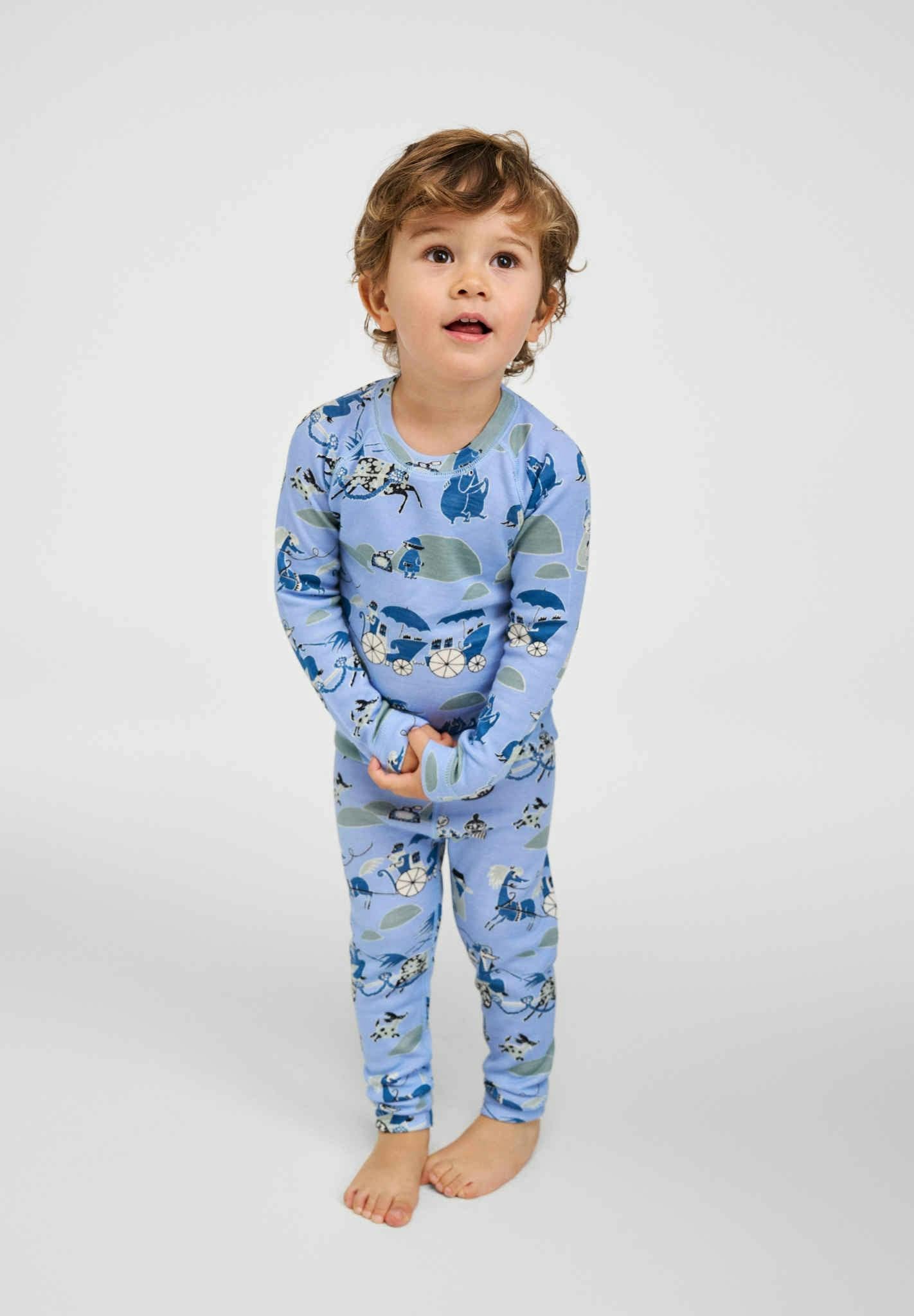 Moomin Trivsam - Toddler Merino Wool & Lyocell Base Layer Set
