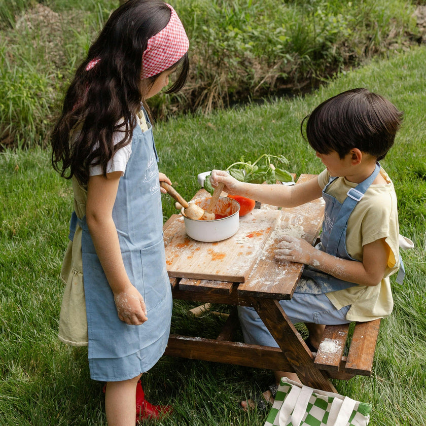 Little Chef Embroidered Kids Apron