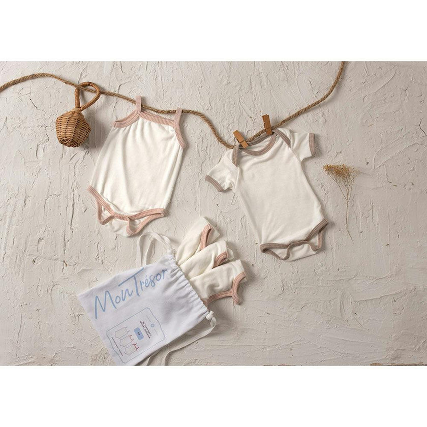 Short Sleeve Modal Onesie 3 Pack