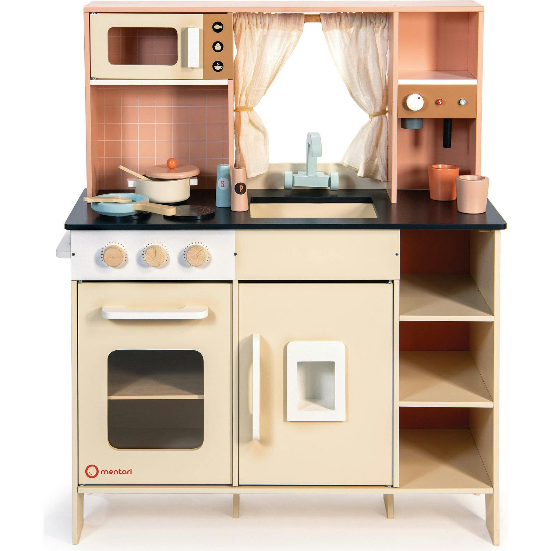 Cream Play Kitchen