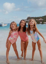 Taylor Crystal Sleeveless One-Piece Swimsuit