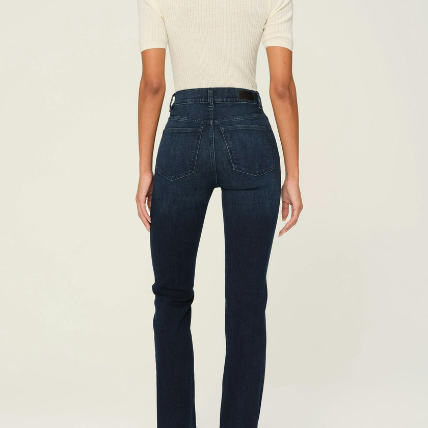 Halle Straight High Rise Instasculpt 29" Jeans | Mediterranean