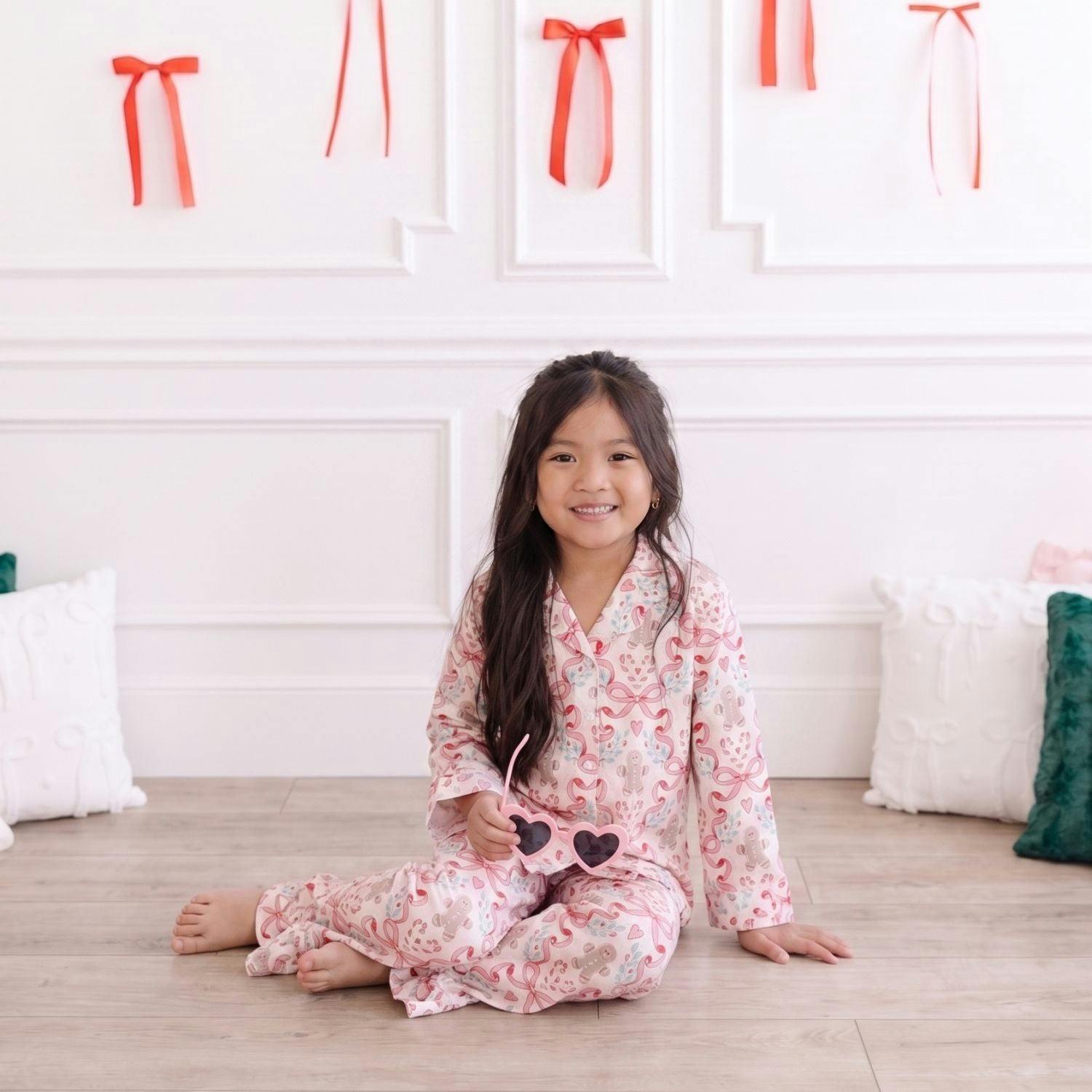 Gingerbread Trellis Christmas Two-Piece Set