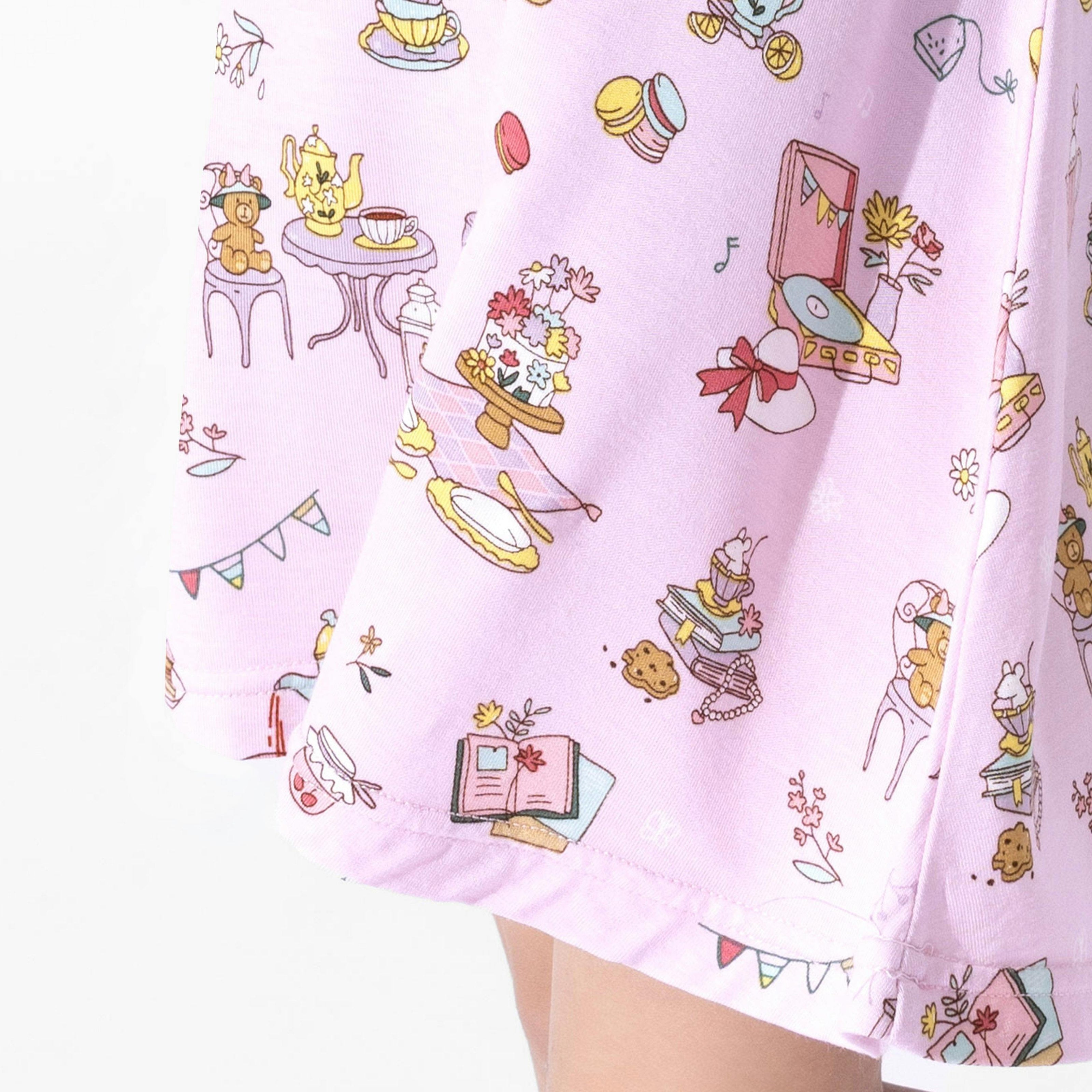 Tea Party Girls' Short Sleeve Dress