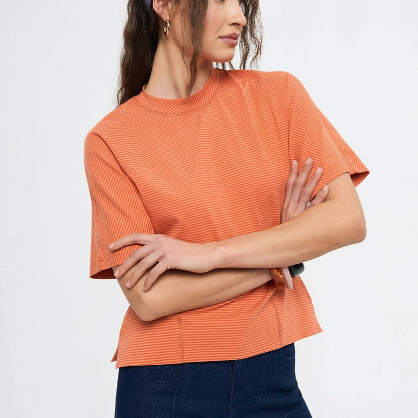 women's t-shirt – orange sun