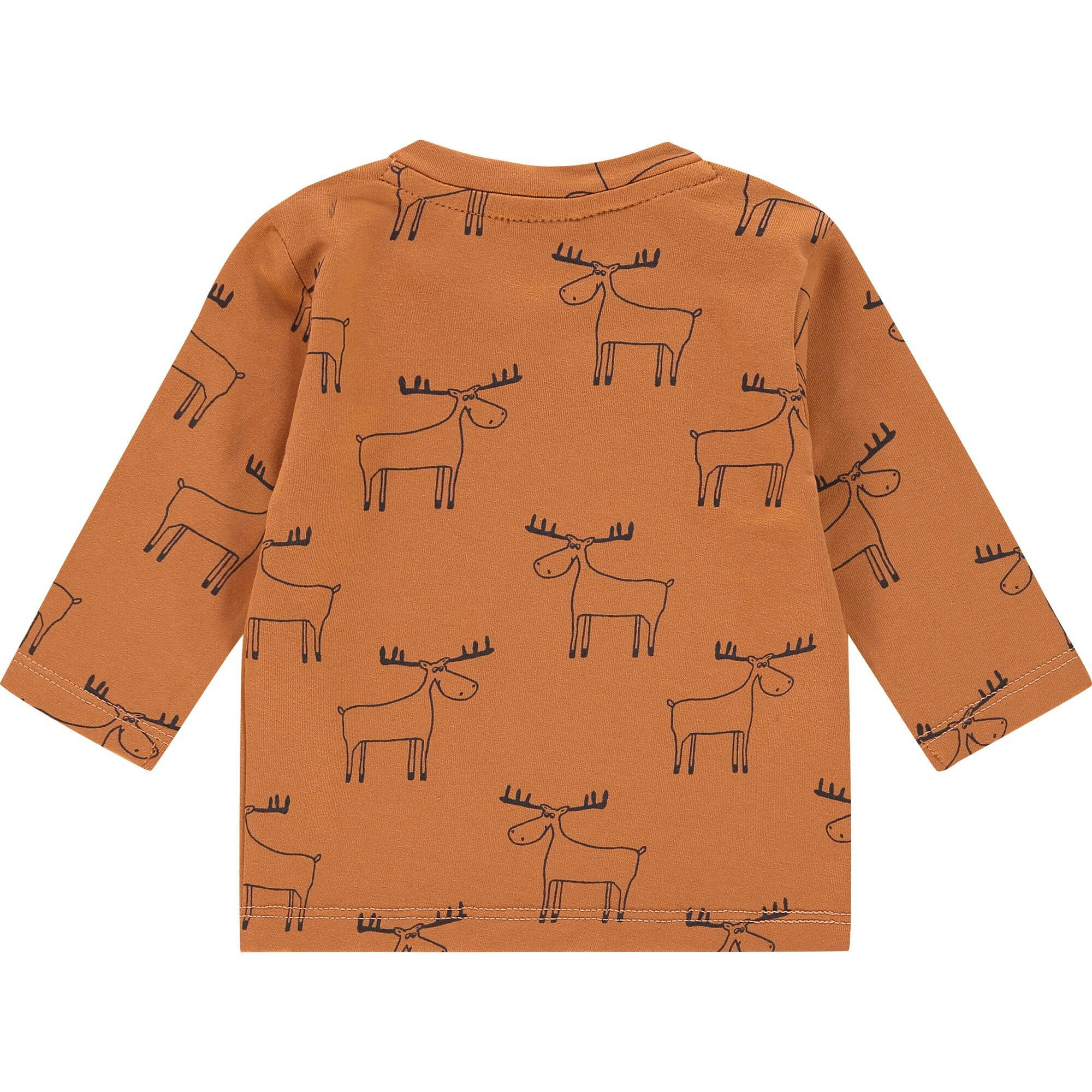 All-Over Outline Long Sleeve T-Shirt