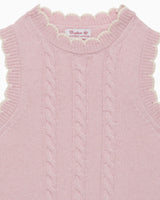Knitted Tank Top in Pink