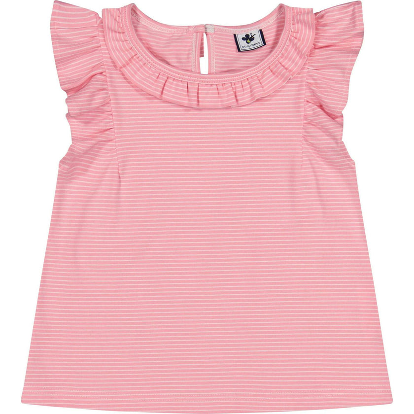 Colette Flutter Sleeve Top, Pink