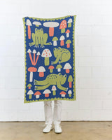 Hoppy Place Knit Mini Blanket