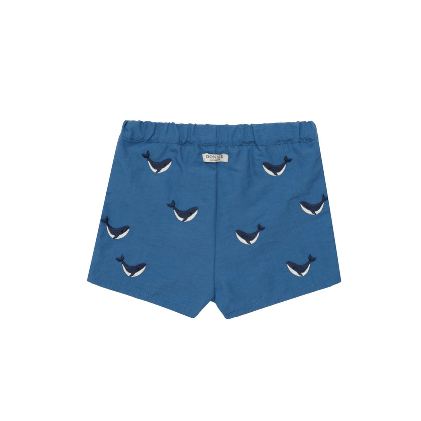 Wangu Swim Shorts | Whales | Royal Blue