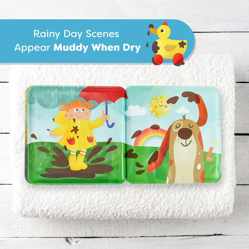 Toddler Bath Book Bundle - Set of 3 Magic Color Changing Bath Books