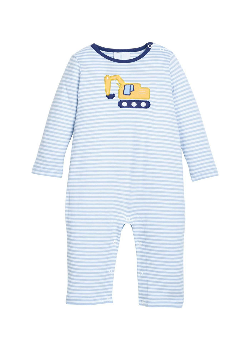Applique Romper - Excavator
