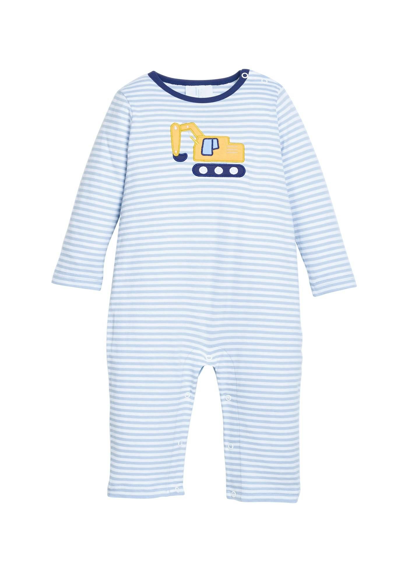 Applique Romper - Excavator