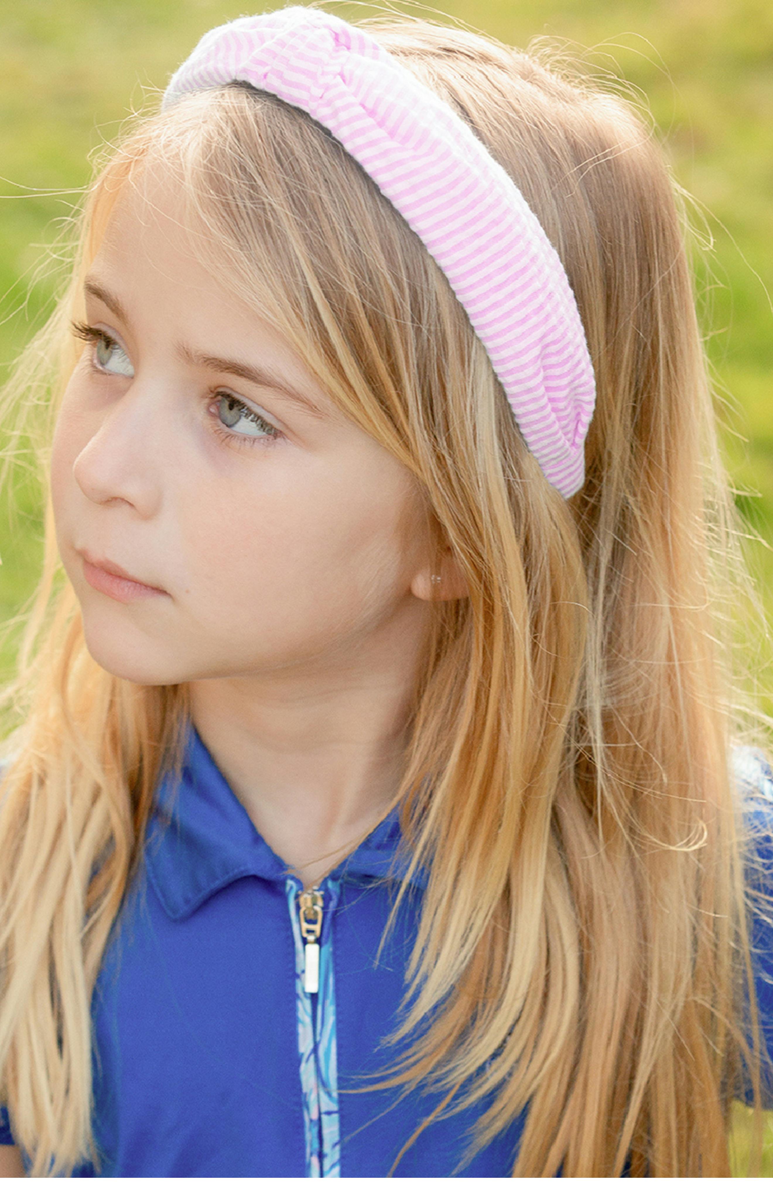 Seersucker Knot Headband