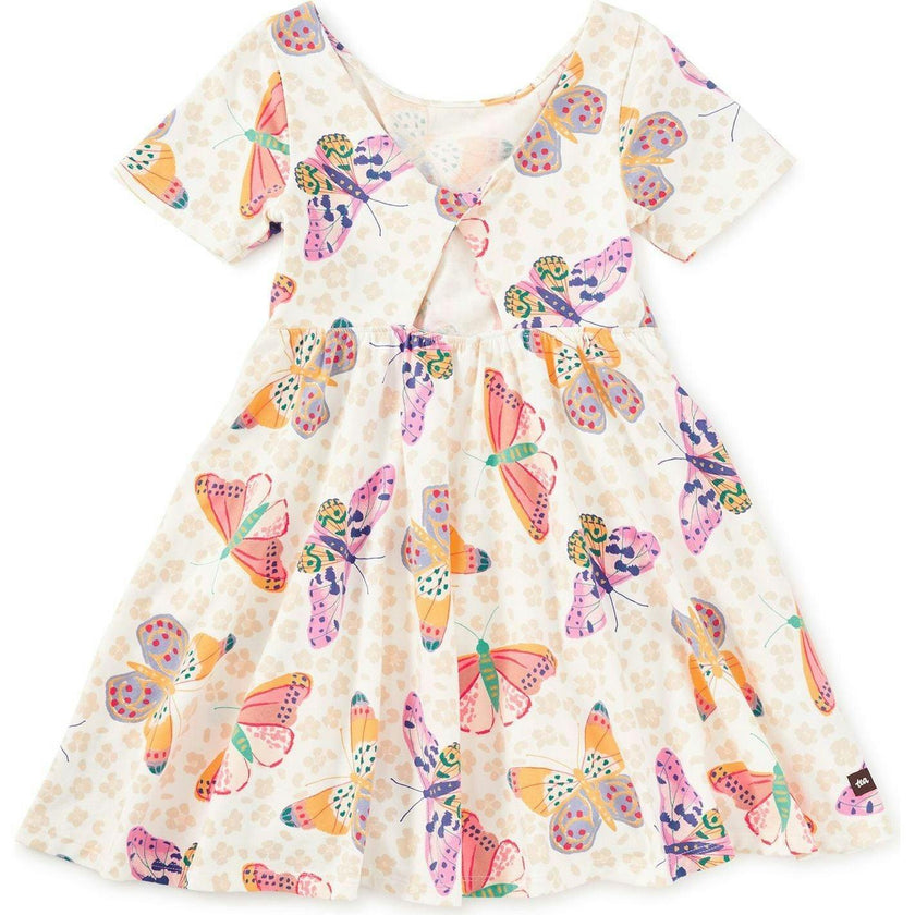 Twist Back Ballet Dress, Multi