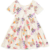 Twist Back Ballet Dress, Multi