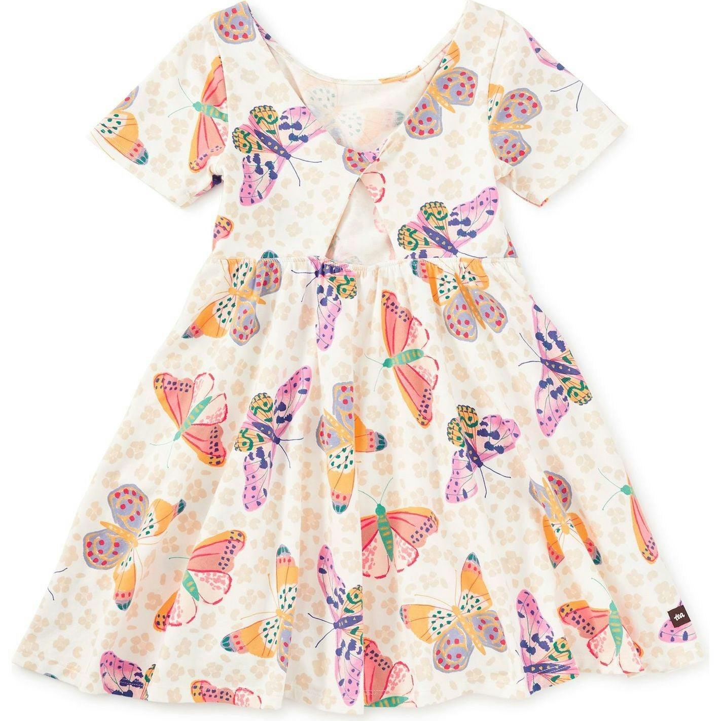 Twist Back Ballet Dress, Multi