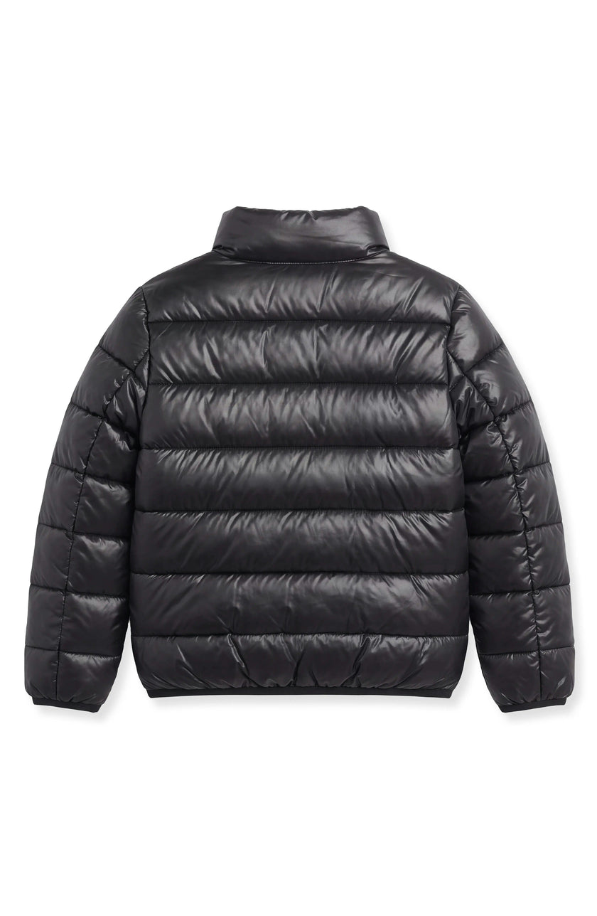 Nanoall - Packable Quilted Puffer Jacket - Black