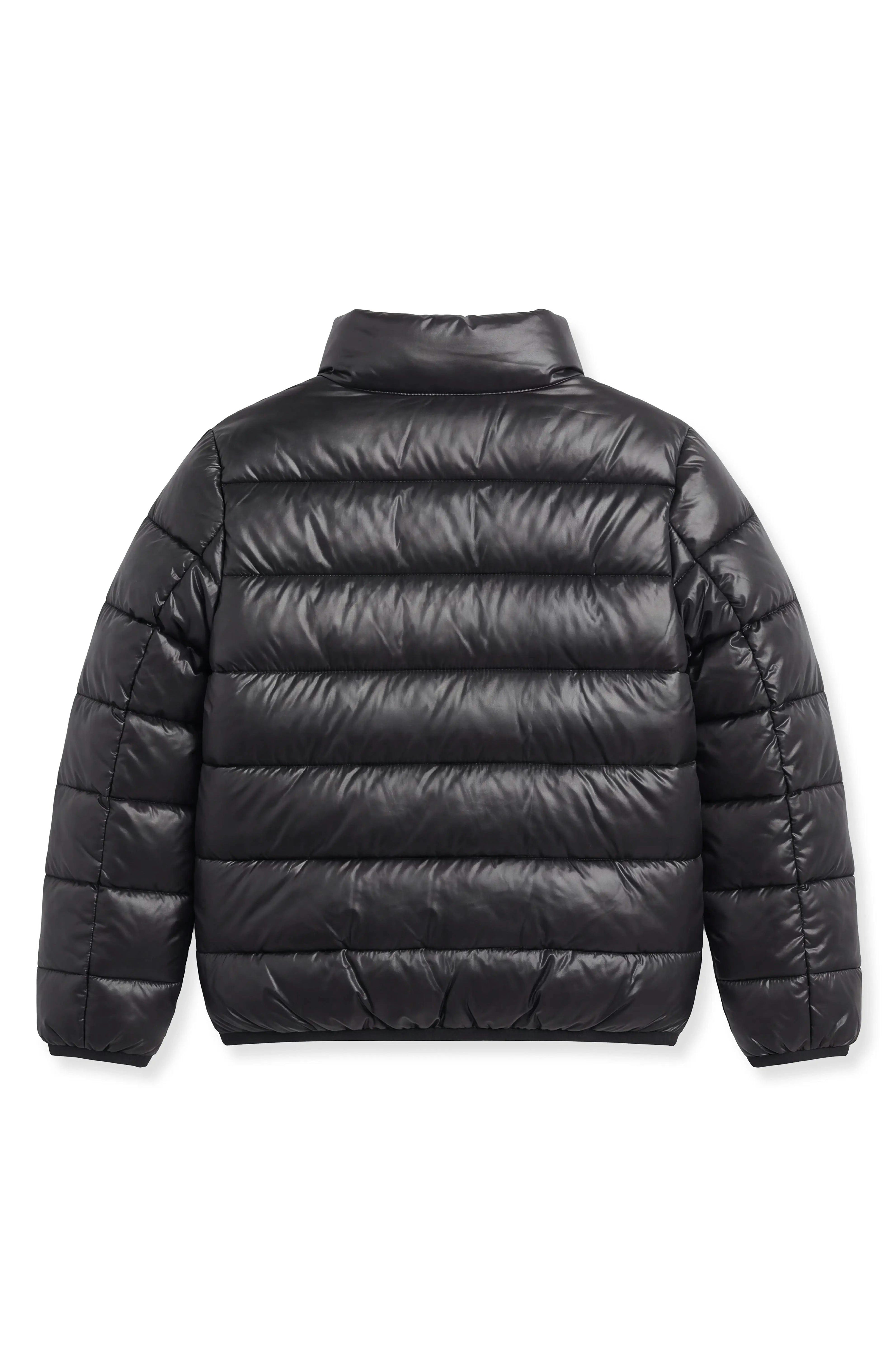 Nanoall - Packable Quilted Puffer Jacket - Black