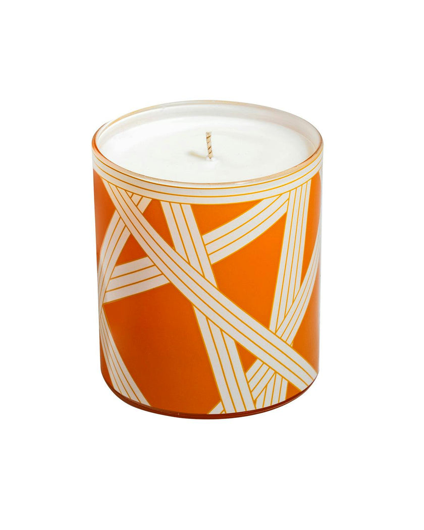 Scented Candle NASTRI 220gr  Bicolore 1 Orange diam. 3.3", H 3.5"