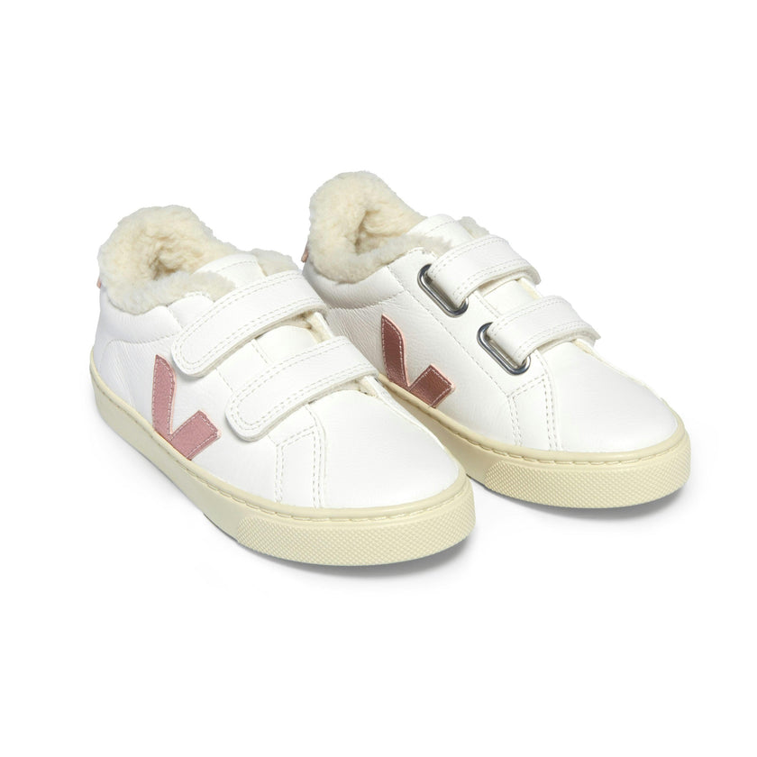 VEJA Esplar Winter Fleece Sneakers - Pearl Pink