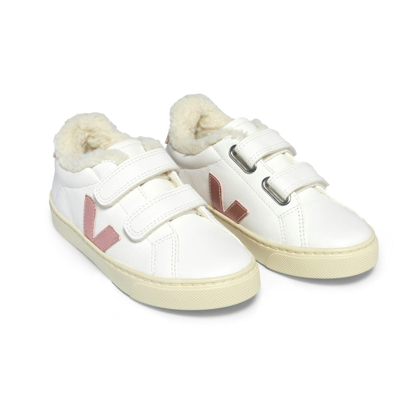 VEJA Esplar Winter Fleece Sneakers - Pearl Pink