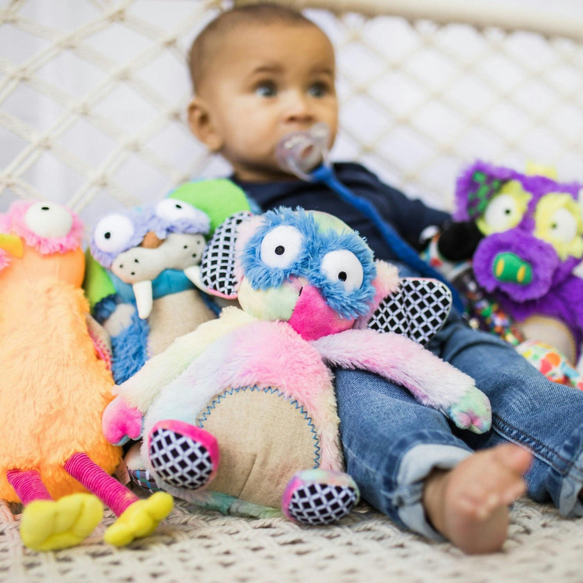 Rainbow Wobby Soft Toy & Infant Novel Set