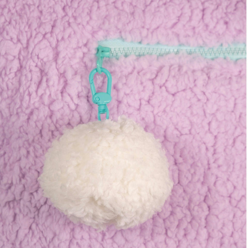 Snuggle Tote XL – The Oversized Sherpa Tote Bag for Sleepovers, Violet Dreams