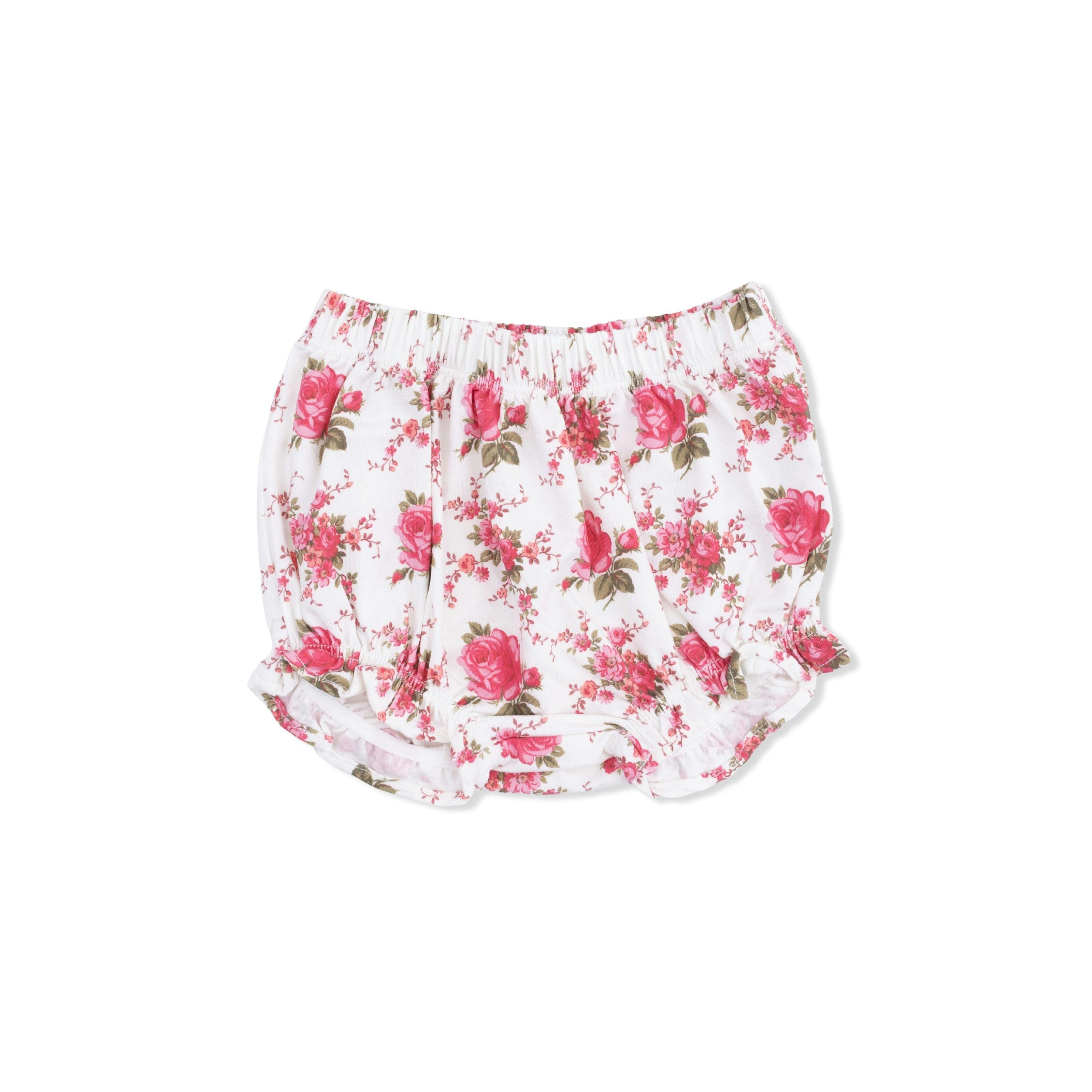 Elegant Roses - Ruffle Top and Bloomer