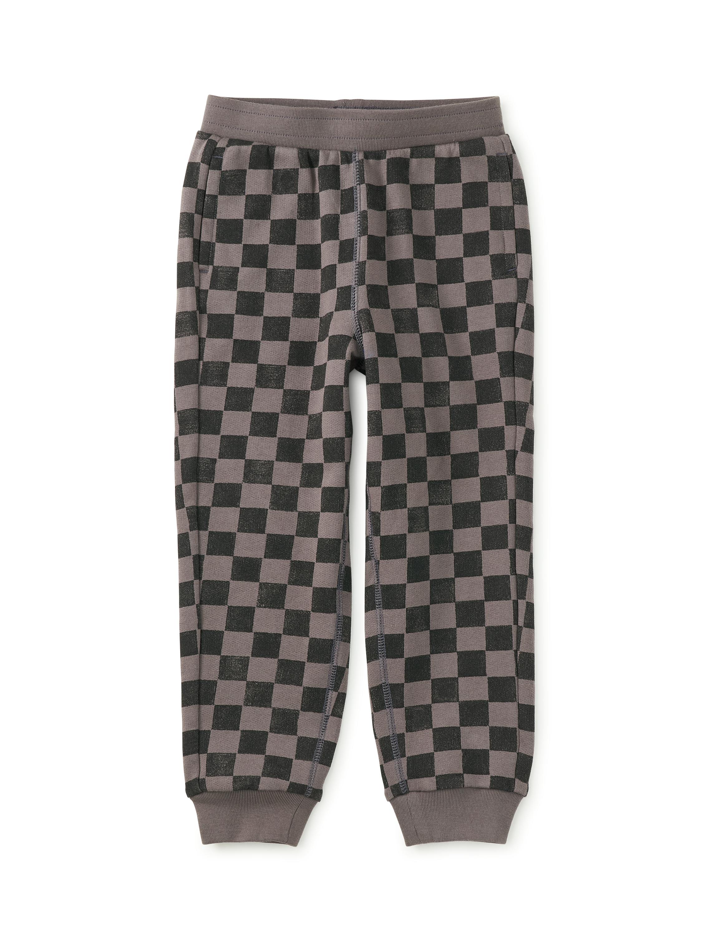 Going Places Joggers, Checkerboard