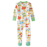 CRUZ Snug-fit Footed Baby Boys Pajamas