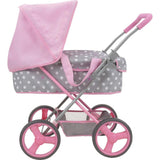 Cotton Candy Pink Baby Doll Pram Doll Accessory - Pink