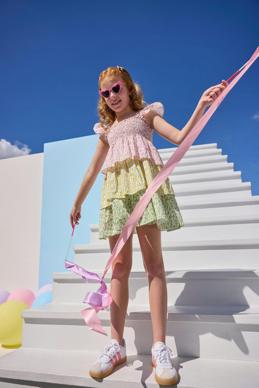 LeeLee Dress - Darien Daisies