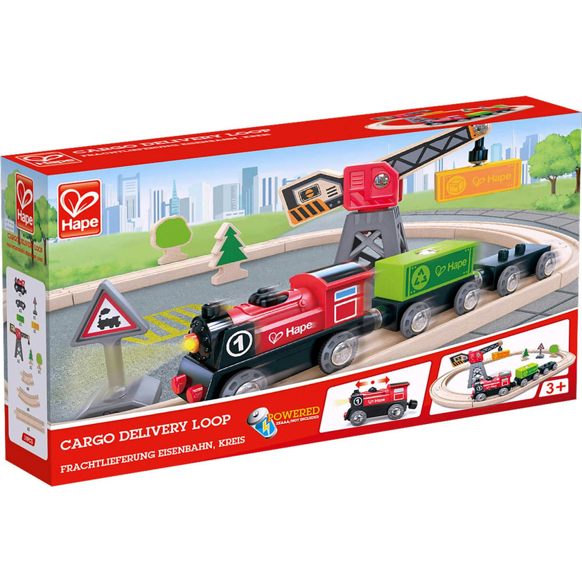 Hape: Cargo Delivery Loop&nbsp;- Battery Powered Engine