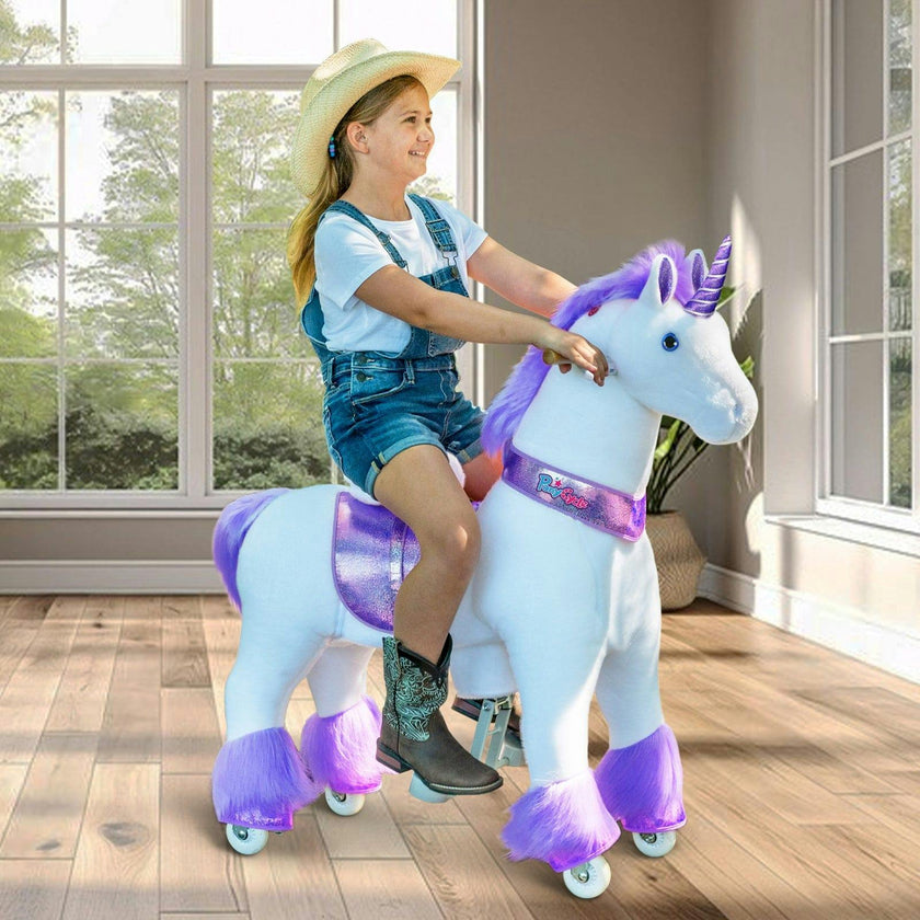 Model U® Unicorn Ride-On Toy Age 7+ – Purple