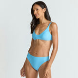 women's le marin dot scoop neck bikini top