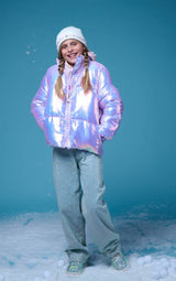 Lavender Shimmer Puffer