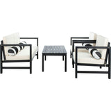 Montez 4-Piece Outdoor Set with Accent Pillows