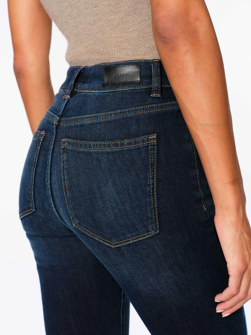 Bridget Boot High Rise Instasculpt™ Crop Jeans Thunderbird
