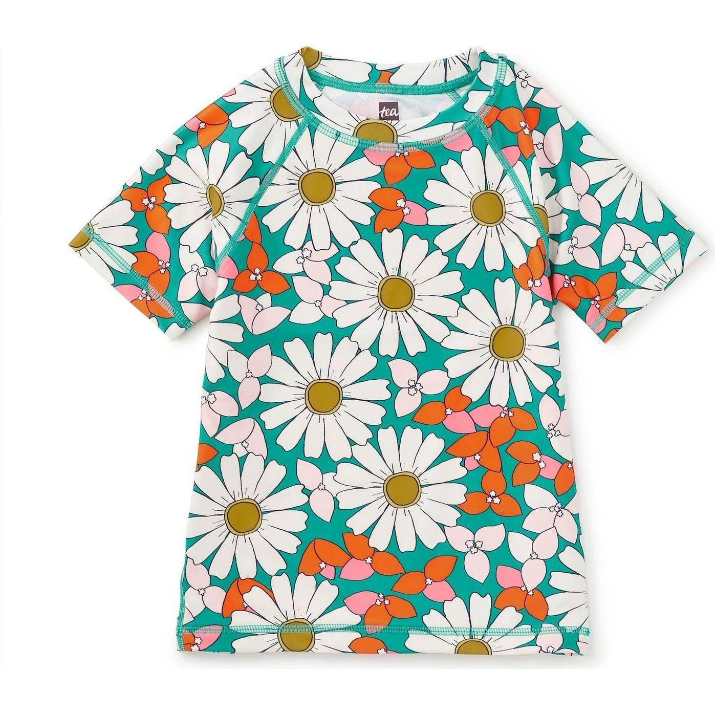 Short Sleeve Rash Guard, Green