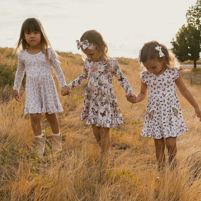 Laurel Leopard Ruffled Twirl Dress