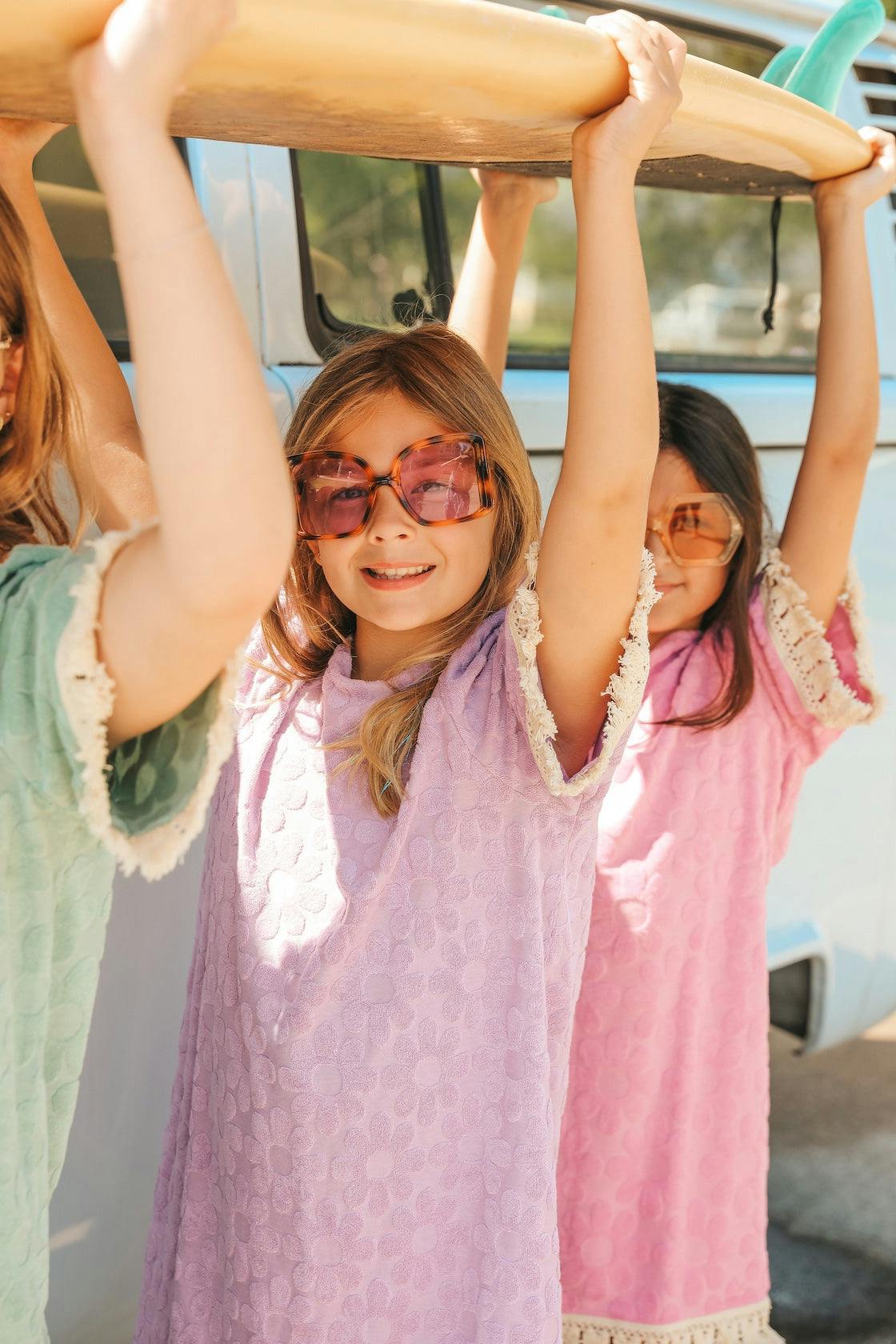 Lavender Floral Boho Coverup