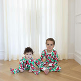 Zippered Footed Onesie, Multi