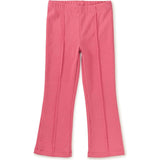 Ribbed Flare Pants, Pink