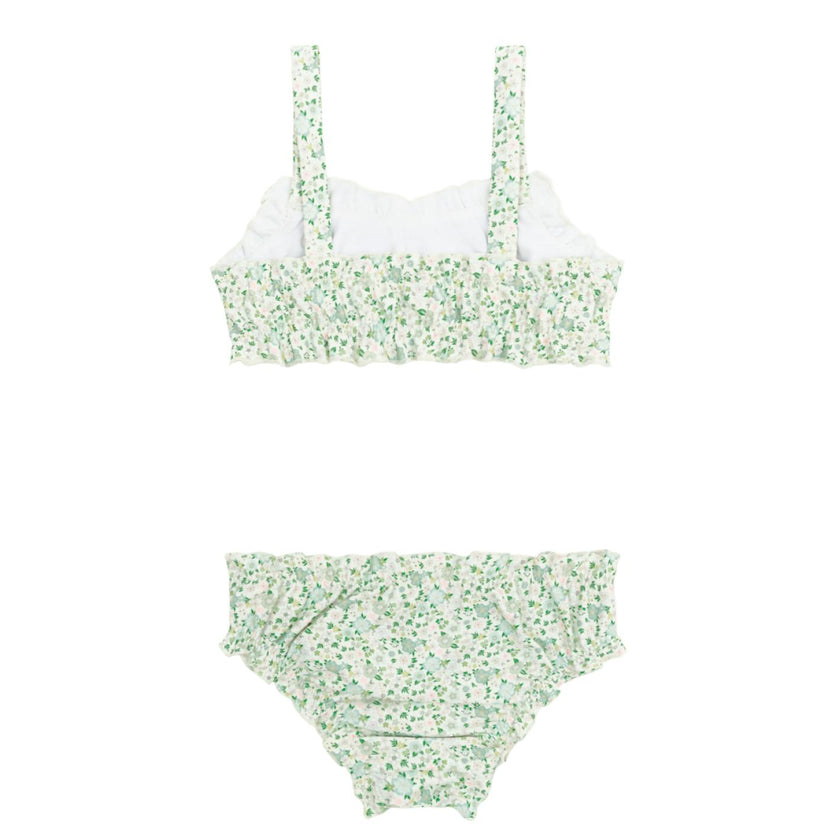 girls sea marsh floral ruffle bikini