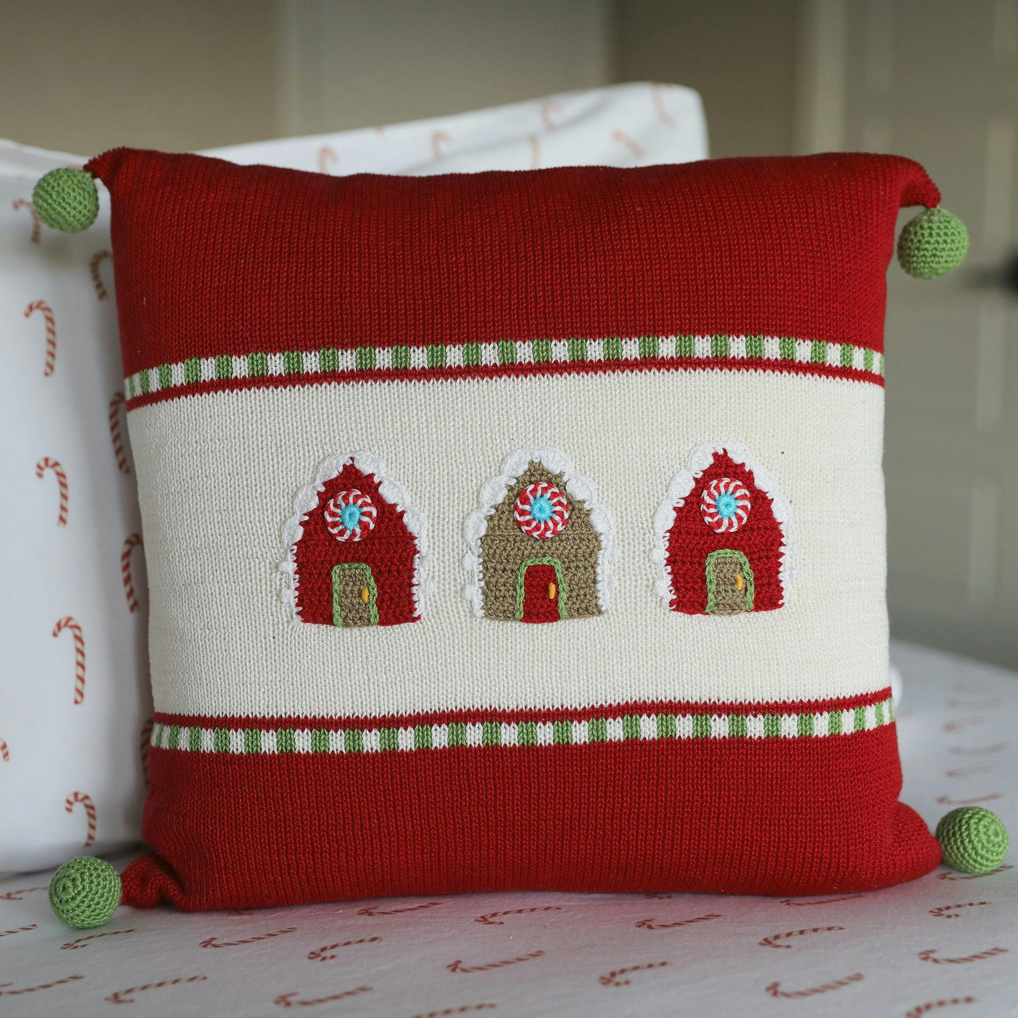 Gingerbread House Square Pillow