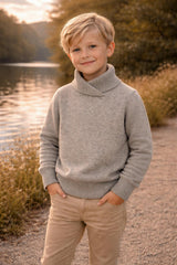 Shawl Collar Relaxed Fit Sweater