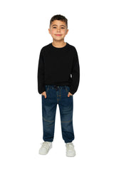 Organic Cotton Long Sleeve T-Shirt Black